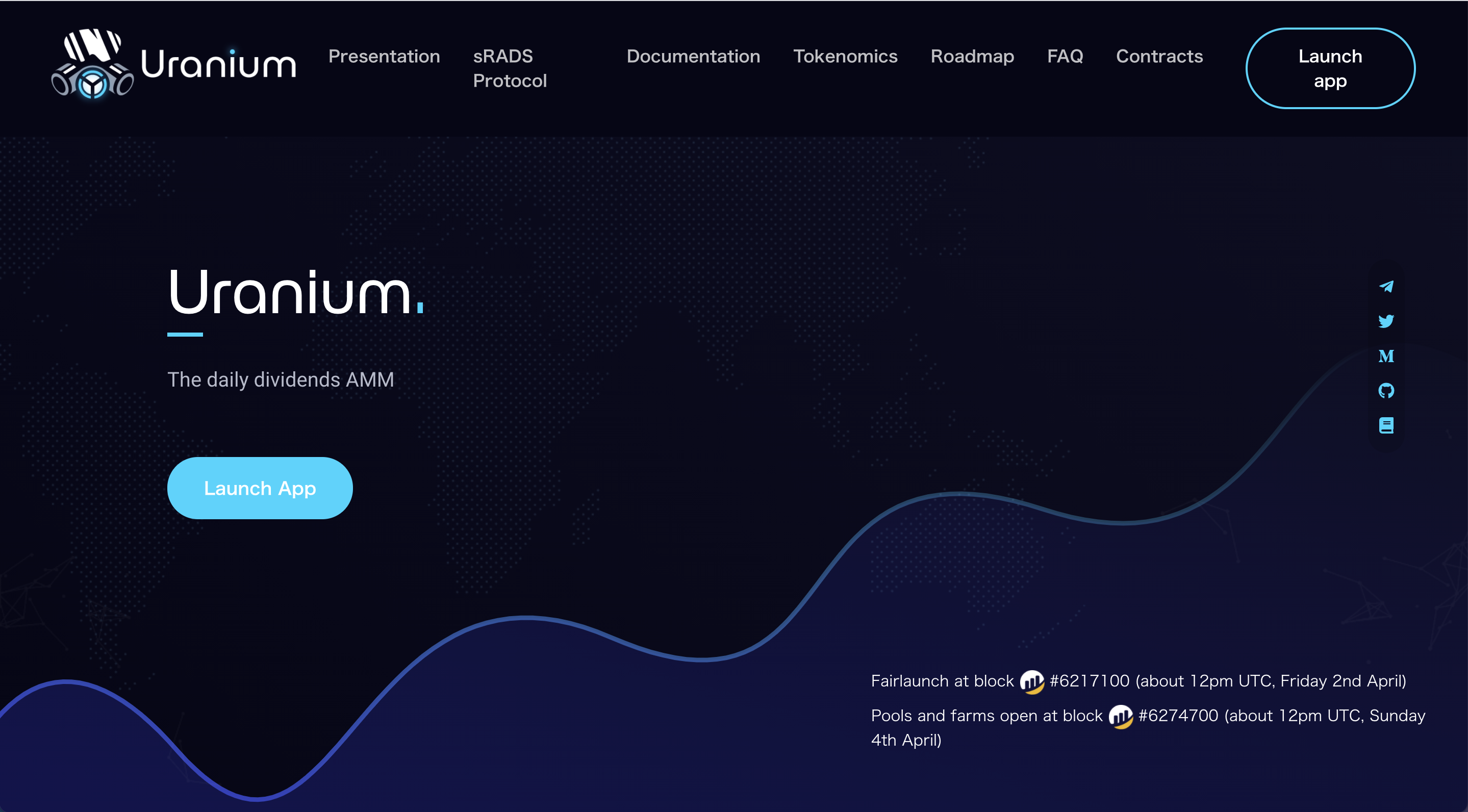 Uranium Finance（ウラニウムファイナンス）がFarmingサイトを開始宣言！ | 葛西の知恵ブログ