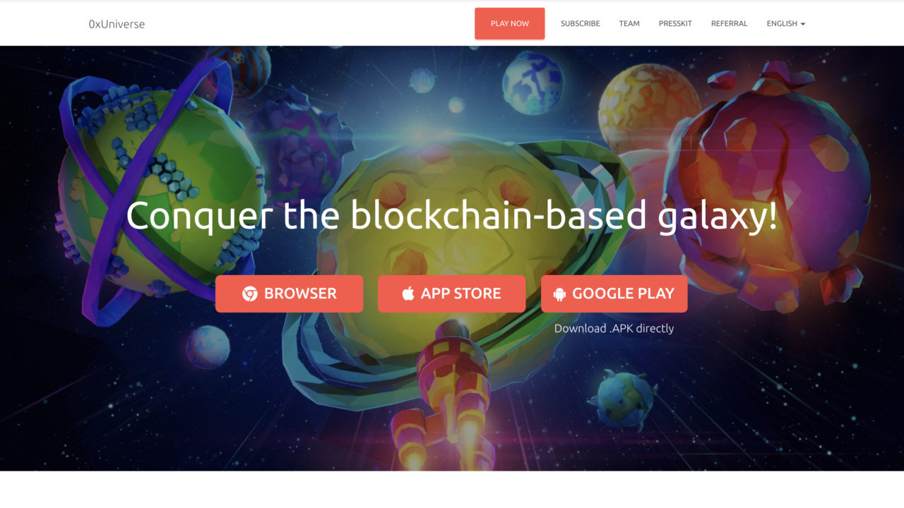 Polygon Matic のブロックチェーンゲーム 0xuniverseをご紹介 葛西の知恵ブログ